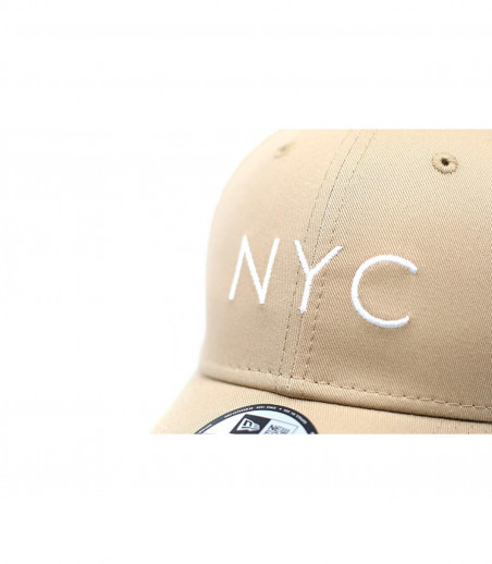 gorra NYC beige